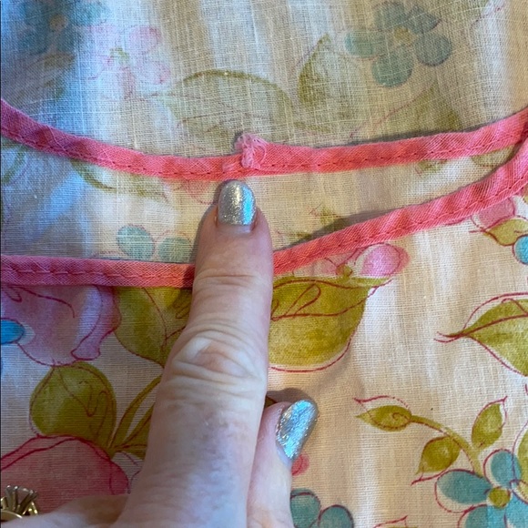 Grandma’s Apron Pink Handmade Homemade Floral - Picture 14 of 16